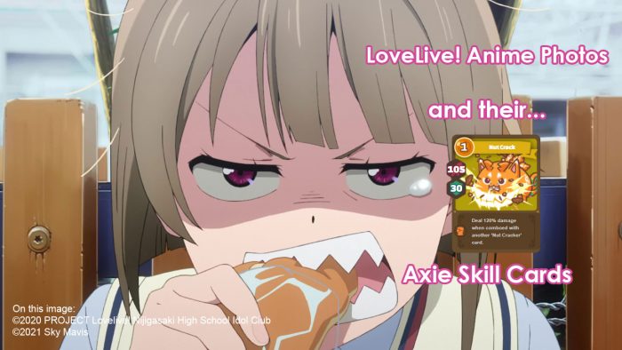 LoveLive! Anime Photos and Their Axie Infinity Cards